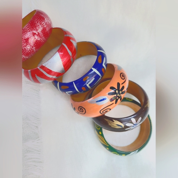 Salwar Kameez Jewelry - Set of 6 Bangles Size 2.2"